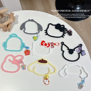 Sanrio | Sanrio Cute HelloKitty Kuromi My Melody Style Mobile Phone Lanyard Soft Tape Gasket Silicone Small Anime For All Smartphones