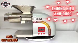 Máy ép dầu dùng gia đình Thương hiệu Anh AOSIDA - WF-ZN168 Công suất cực lớn 1800W - Hàng Nhập Khẩu