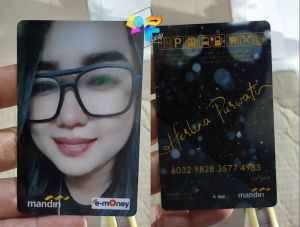 KARTU EMONEY E MONEY TOLL MANDIRI CUSTOM FOTO 2 SISI NOT FLAZZ BCA TAPCASH BRIZZI PARKIR TOL