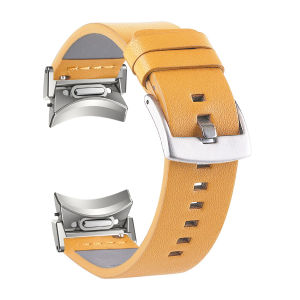 No Gaps Leather Band for Samsuang Galaxy Watch 7 6 5 4 40 44mm Quick Fit Magnetic Buckle Strap for Galaxy Watch6 4 6Classic 5Pro