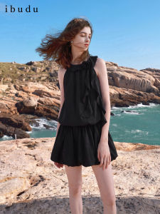 3COLOUR·S | Summer New Sleeveless Floral A-Line Dress
