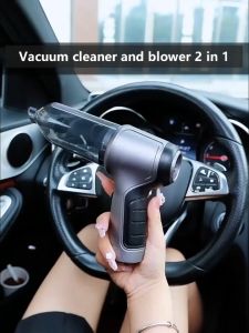 9000PA Vacuum Cleaner Portable Car Vacuum Rechargeable Wireless Vacuum Cleaner 120W Dry Wet Car Cordless Vacuum Cleanerfor Home Office Room Vakum