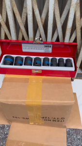 Bộ tuýp 1/2 inch 8 chi tiết 10-24mm Kingtony 4408MP (8 PC. 1/2" DR. 6 Point Impact Socket Set)