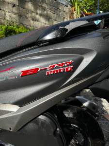 Burgman Acrylic Emblem – Japanese/English Style | 2pcs + Sticker | Clean Setup | Plug & Play