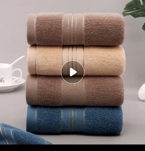 ผ้าขนหนูซับน้ำอย่างดี cotton towel 70×140 ผ้าเช็ดตัว ผ้าเช็ดตัวใหญ่ towel ผ้าขนหนูอาบน้ำ ผ้าเช็ดตัวผ้าคอตตอน 100% มี3สีขนาด （ความแตกต่างของล็อตฉลาก）