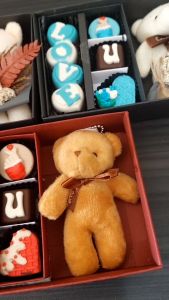 TrulyChoco kado paket coklat dan boneka untuk hadiah valentine pacar  kekasih  sahabat   cewek atau cowok murah