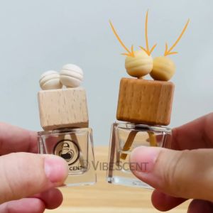 VibeScent - Dual Stick Car & Room Scent Freshener Diffuser - Bubblegum Coffee Perk Green Zest Lavender Lush Bamboo Oceanic Floral Sweet Blossom Sun Crisp Peppermint Tea Tree Tea & Currant Citrus & Amber Sugar & Fig The Shang