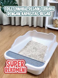 Kotak Toilet Bahan Pasir: M61 Toilet Pasir Kucing Anjing Desain Terbuka