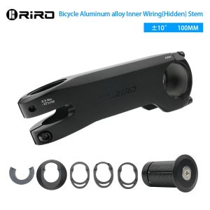RIRO Ultra-Light Aero Road MTB Thân Xe Đạp Có Góc Nghiêng 10 Độ Đường Kính Kẹp 318mm Hợp Kim Nhôm Định Tuyến Cáp Bên Trong Có Sẵn Trong Kích Thước 80/90mm
