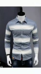 Áo sơ mi dài tay Nam phù hợp với xu hướng Hàn Quốc Kinh doanh thông thường Áo sơ mi cotton của nam N52