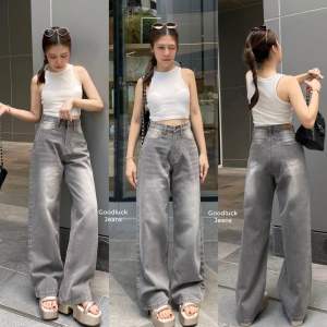 กางเกงยีนส์ป้ายchuuสีแต่งฟอกผู้ดีมาก