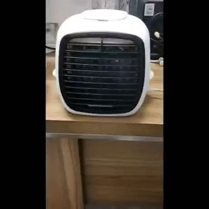 พัดลมไอน้ำระบายความร้อน พัดลมไอน้ำแบบชาร์จไฟได้ 64 ชม พัดลมไฟฟ้าแบบพกพา พัดลมระบายความร้อนด้วย USB พัดลมตั้งโต๊ะ
