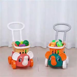 รถเข็นช็อปปิ้ง รถเข็นเด็กช้อปปิ้งเด็ก รถเข็นซุปเปอร์มาร์เก็ต ของเล่นเด็ก บทบาทสมมุติ