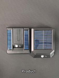 Đèn Tường Năng Lượng Mặt Trời LED Có Thể Gập Lại 120 ° Cảm Biến Chuyển Động 3 Chế Độ Đèn Đường Chống Nước Trang Trí Sân Vườn Với Tấm Pin Năng Lượng Mặt Trời