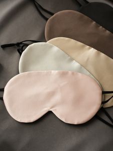 19 M Mulberry Silk Ear-Mounted Silk Sleeping Eye Mask Thin Eye Protection Eye Mask Breathable No Pressure on Eyes