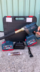 [ HÀNG CHÍNH HÃNG ] Máy Đầm Dùi Bê Tông Pin Boshun BS-DG35BL Đầu Nối Cần 35mm Tấn Số Rung 250hz