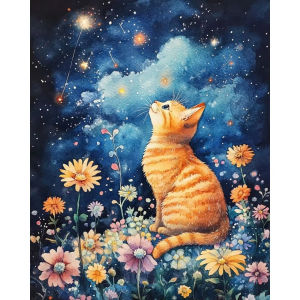 BILIBILI | Jigsaw Puzzle for Adults 500/1000/1200/2000PCS Ginger Cat Artwork Paper Puzzle Home Wall Decoration Gift Idea