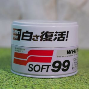 SOFT99 WHITE SOFT WAX PASTA 350G ORIGINAL JAPAN