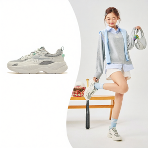 Erke | Breathable Summer Running Shoes Soft Bottom Height Increase 1