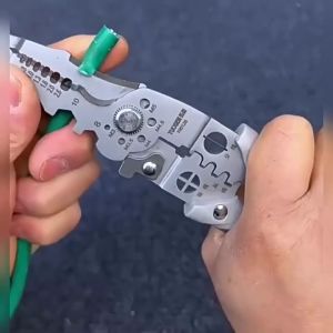 Kìm Tuốt Dây Điện Dây Cáp Đa Năng 12 Trong 1 Tự Động Điều Chỉnh Chuyên Nghiệp Cho Thợ Và Gia Đình Tay Cầm Chống Trượt