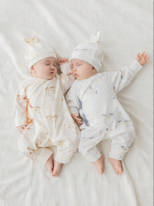 GURCOOC | Áo liền quần trẻ em tay dài cotton không đường may mùa xuân thu
