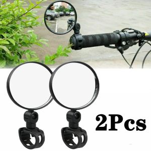 1/2PCS Bicycle Mirror Handlebar Rearview Mirror for Bicycle Motorcycle 360 Rotation Adjustable for Bike Riding Cycling Mirror