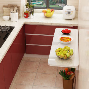 Wall-Mounting Folding Table Wall Hanging Table Small Apartment Wall Hanging Table Wall Study Table Kitchen Console Piano Paint Table