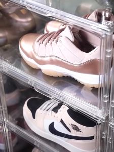 Nimbus ชั้นวางรองเท้า กล่องใส่รองเท้า shoe boxes  กล่องเก็บรองเท้า กล่องเก็บรองเท้า วัตถุทำจากพลาสติกใสแข็งแรง กล่องรองเท้า ง่ายต่อการทับซ้อนกัน