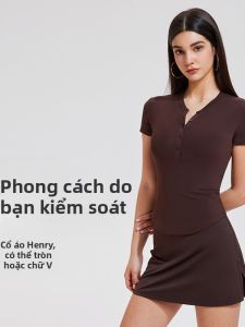 Bộ Áo Sơ Mi & Chân Váy Thể Thao Giúp Gọn Đẹp Khô Nhanh