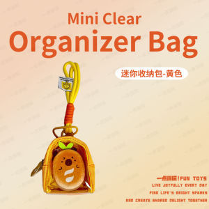 Mini Storage Bag Translucent Toy Doll Gift Voluminous Grain Display Wallet PVC Material Handmade Craft Suitable for 14+ Years Old