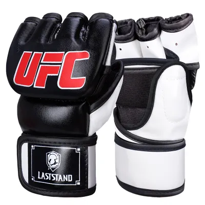GINGPAI | Adult Men & Kids Half-Finger Gloves Training MMA Boxing Sandbag