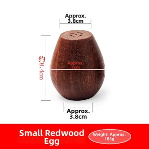 Redwood Egg-shaped Pottery Teapot and Cup Rim Shaping Tool