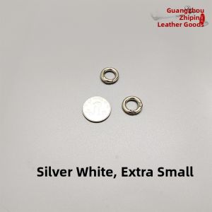 Metal Ring Buckle Clutch Bag Hardware Accessory Spring Circle Open Ring Connector Adjustable Buckle Modification Link