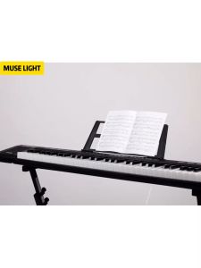MuseLight Electric Piano 61key เปียโนอัจฉริยะลำโพงคู่พกพา61คีย์ เปียโนไฟฟ้า เหมาะสำหรับผู้เริ่ม ฟรี อแดปเตอร์ ที่วางโน้