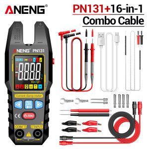 ANENG | ANENG PN131 Clamp Multimeter Rechargeable 4000 Counts Auto-ranging AC DC Voltage Current NCV Resistance Electrician Measuring