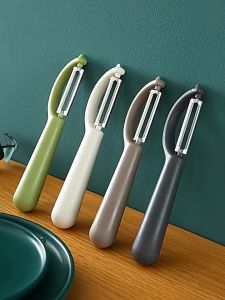 Multi-function Stainless Steel Peeler Sugar Cane Fruit Peeling Knife Melon And Fruit Planer / Pisau Pengupas Buah / 削皮器