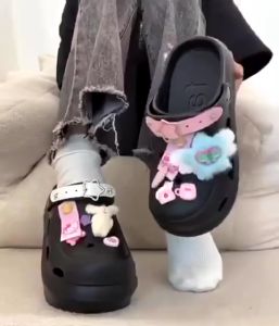 Sandal Selop Fuji Dengan Aksesoris Lucu 3D Korean Style Import Bahan EVA 8888-6
