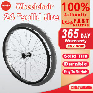 WeBOR 24 Inches Wheelchair Tire Replacement Polyurethane Solid Tire