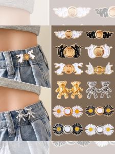 Waist Adjustment Buckle for Pants and Dresses Xinluo Brand Japan and South Korea Style Bear/Piglets/Small Animals Pattern Couple Suitable