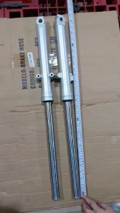 Stock Front Shock For Barako 175 (Silver)