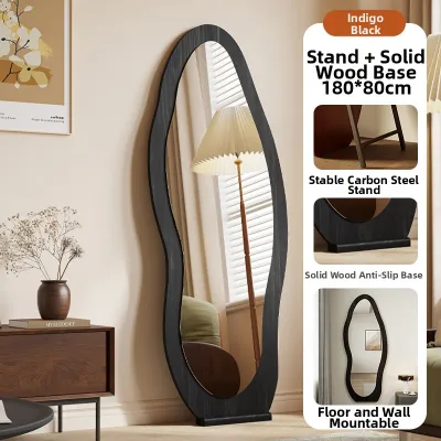 Wall-Mounted Full-Length Mirror Hanging Trial
