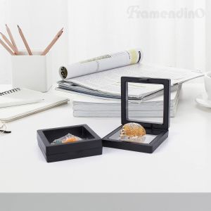 Hộp Đựng Đồ Trong Suốt Nổi Trên Mặt Nước Dành Cho Đồ Vật Nhỏ & Bộ Sưu Tập Trang Sức Có Thể Xếp Chồng Lên Nhau Chất Liệu Nhựa Hình Vuông
