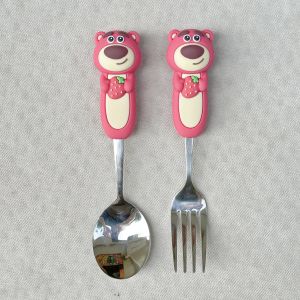 Bandai | Toy Story 5 Spoon Fork Cutlery Set Woody Buzz Lightyear Jessie Forky Alien Cartoon Character Birthday Christmas Gift For Fans