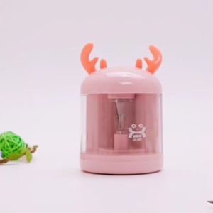 พร้อมส่งจากไทยกบเหลา กบเหลาดินสออัติโนมัติ ลายหูกวาง รุ่นใช้ถ่าน ไม่มีสายUSB(เปลี่ยนหูไม่ได้)