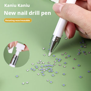 Kaniu Nail Art Rhinestone Pen Nail Surface Diamond Painting DIY Rhinestone Embellishment Adhesive Rhinestone Application Tool