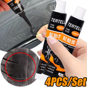 【WOKEN】60ml Tire Repair Rubber Strong Rubber Glue Car Motorcycle Bicycle Universal Tire Crack Repair Adhesive Liquid Vacuum Tire Car Repair Tool
