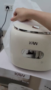 Nồi Cơm Điện Mini KAW 8 Chức Năng Cho Mọi Nhu Cầu INOX 304 An Toàn Chế Độ Hẹn Giờ