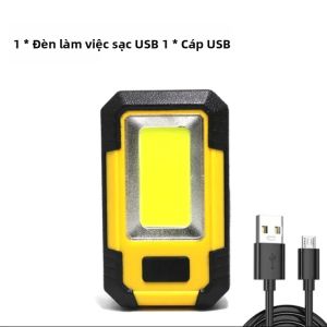 Bộ Đèn LED Sạc Lại Được 4000mAh COB Đèn Pin Cắm Trại Di Động Từ Tính Đèn Pin Khẩn Cấp Sử Dụng Ngoài Trời