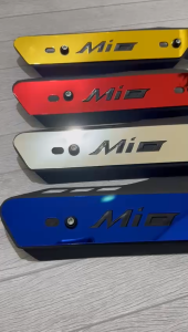 COVER KNALPOT MIO UNIVERSAL FREE BAUT BAHAN PLASTIK ABS ANTI PECAH VARIASI AKRILIK TUTUP KNALPOT MIO SOUL MIO SPORTY MIO SMILE