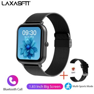 laxasfit | LAXASFIT New Smart Watch Mens Bluetooth Talk Fitness Tracking Heart Rate Womens Smart Watch Holiday Gift